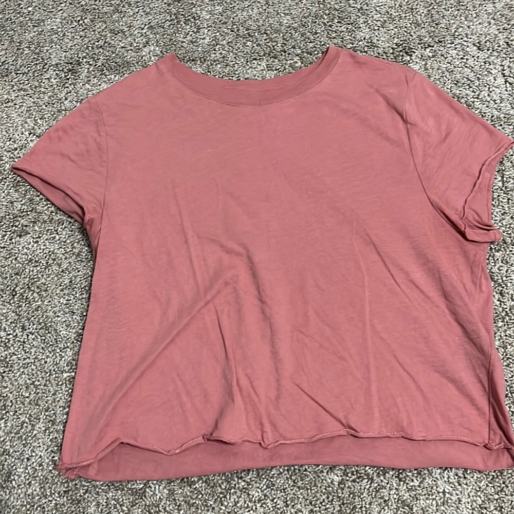 Divided crop top